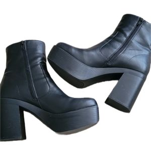 Madden Girl Platform Heel Boot